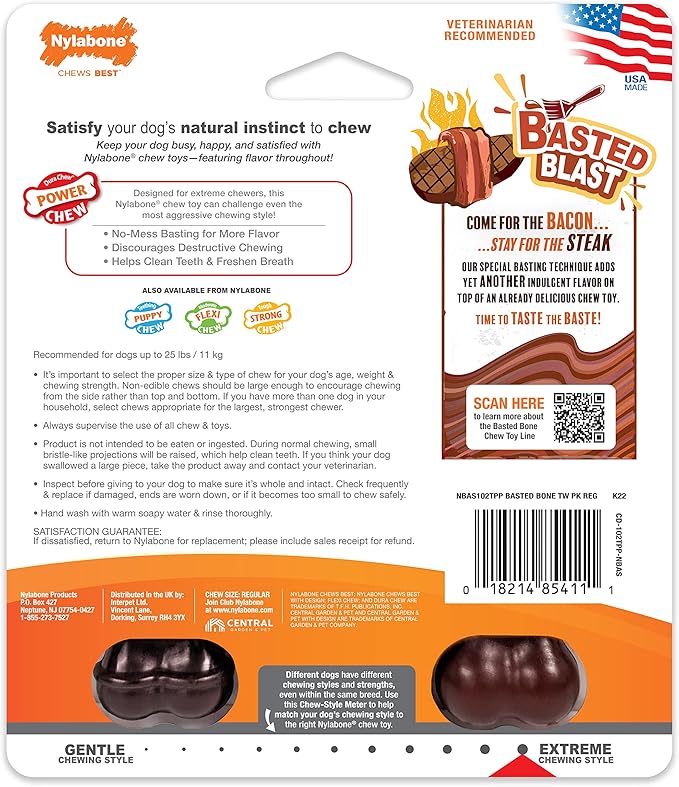 Nylabone Original & Textured Bone Power Chew Toy - Image 12