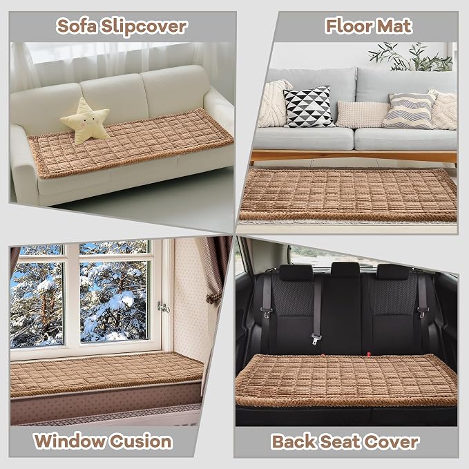 Washable Dog Couch Cover Protector, Non Slip Dog Bed Mat Machine Washable Large - Image 6