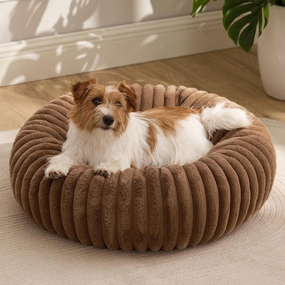 Bedsure ComfyFleece™ Donut Small Dog Bed by BEDSURE