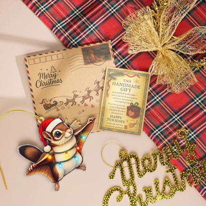 Cute Squirrel Ornaments for Christmas Tree, Squirrel Gifts for Women, Funny - Image 2