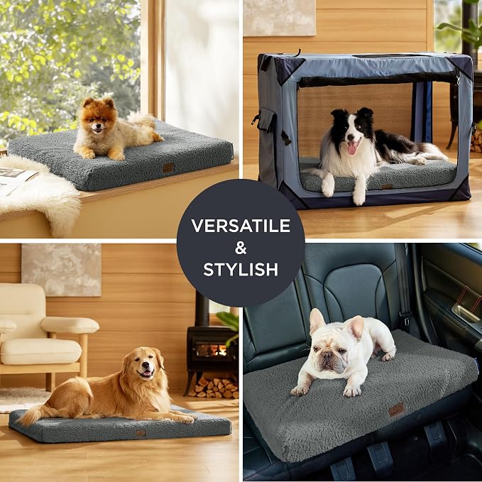Bedsure Self Warming Dog Bed for Medium Dogs - Image 4