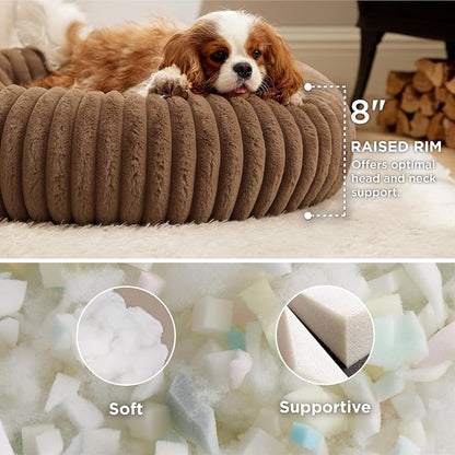 Bedsure ComfyFleece™ Donut Medium Dog Bed - Image 2