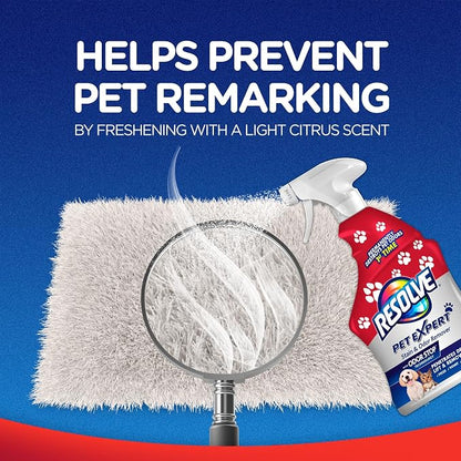 Resolve Pet Expert Stain and Odor Remover, Carpet Cleaner, Pet Stain and Odor - Image 5