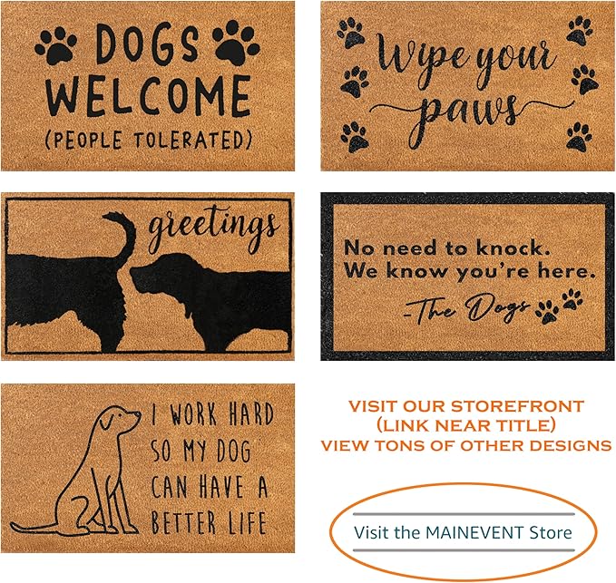 MAINEVENT No Need to Knock We Know You're Here Door Mat 30x17 Inch, No Need to - Image 5