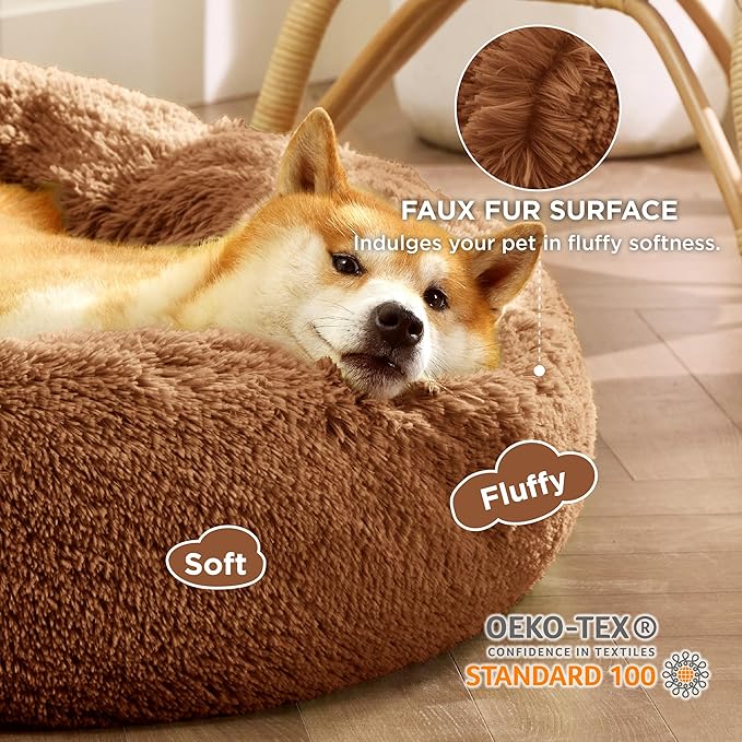 Bedsure Calming Dog Bed for Medium Dogs - Image 3