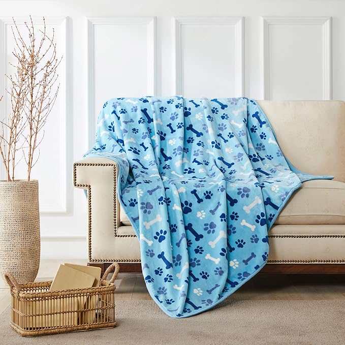 Allisandro Luxurious Dog Blanket, 350 GSM Super Fuzzy Microplush Fleece Pet - Image 6