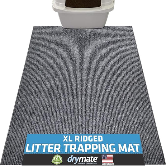 Drymate Cat Litter Box Mat, Litter Trapping Mat, Waterproof, Urine-Proof by Drymate