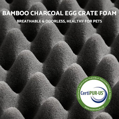Dog Bed for Small and Medium Dogs & Cats, Waterproof Lining for Indoor Outdoor - Image 6