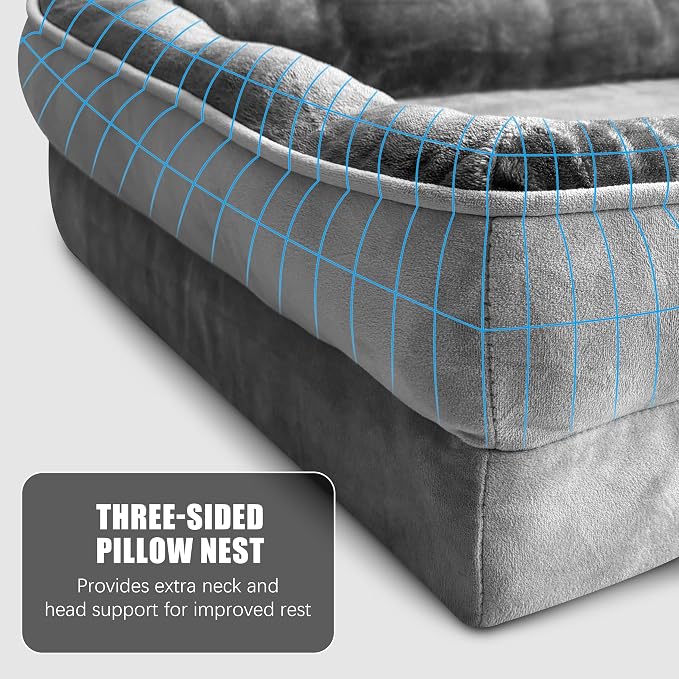 Orthopedic Dog Bed with Sides - Image 7