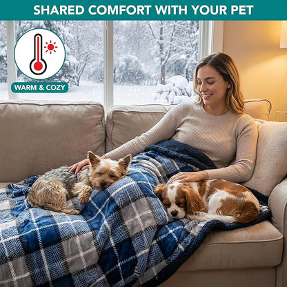 PetAmi Waterproof Dog Blanket for Small Medium Dog Puppy Cat Throw for Couch - Image 4