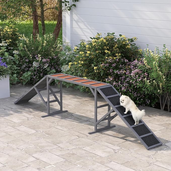 PawHut Wooden Dog Agility Equipment - Image 2