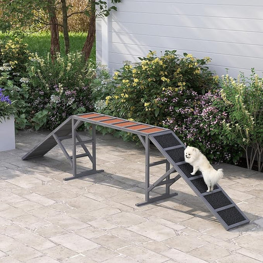 PawHut Wooden Dog Agility Equipment - Image 2