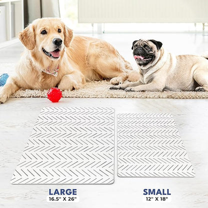 NALALAS Dog Mat for Food and Water, Cat Feeding Mat | Waterproof Dog Bowl Mat | - Image 6