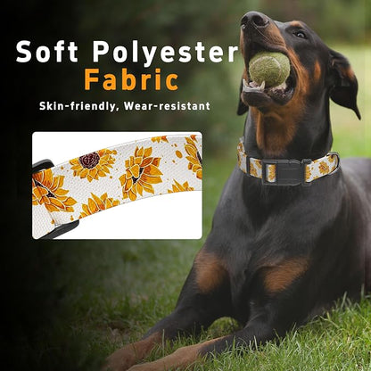 Dog Collar, Floral Boys Girls Puppy Collar - Image 4