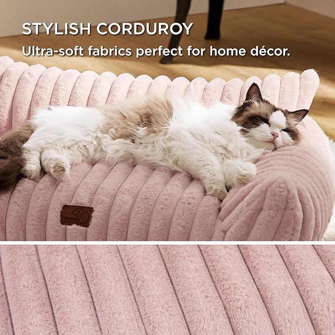 Bedsure ComfyFleece™ Cute Cat Couch - Image 4