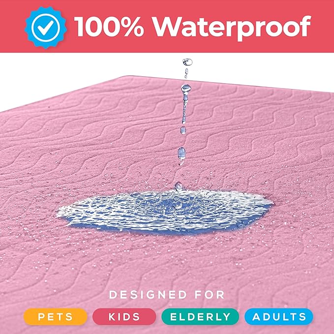 Utopia Bedding Washable Underpads 34" x 52", Waterproof Reusable Heavy - Image 6