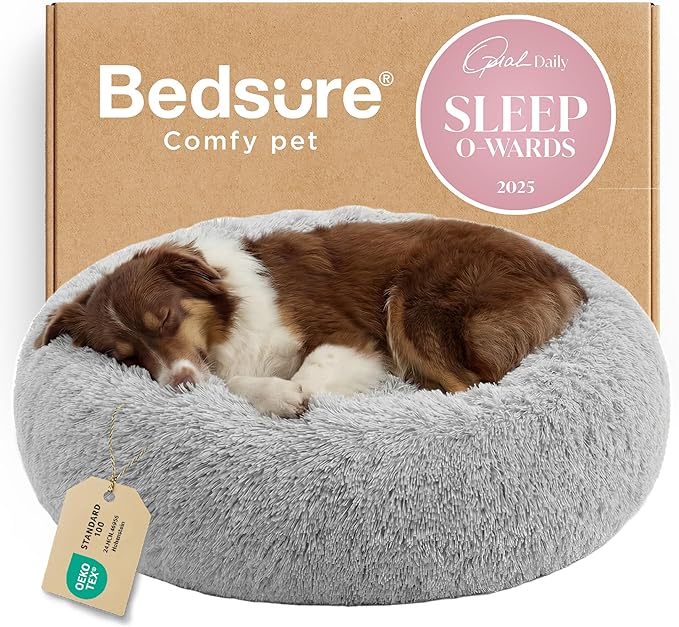 Bedsure Calming Dog Bed for Large Dogs by BEDSURE