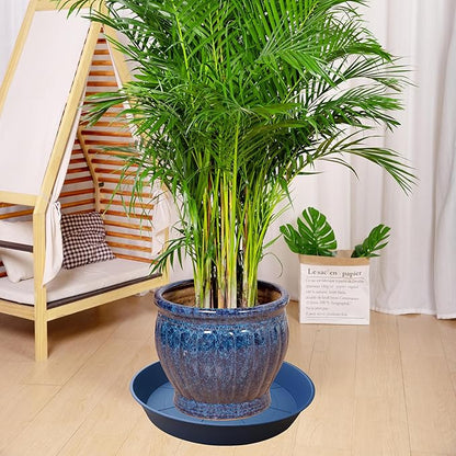3 Pack of 20 22 inch Plant Saucer, 3.6" Depth Tray, Large Deep Garden Plastic - Image 3