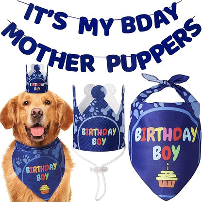 Dog Birthday Party Supplies by OdiStyle