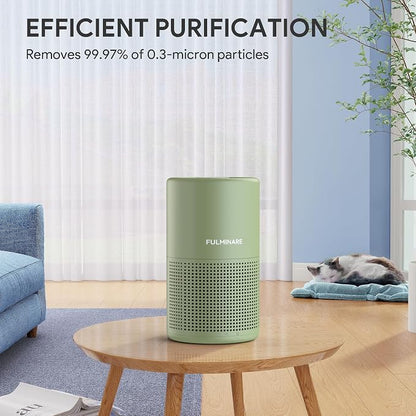 FULMINARE Air Purifiers for Home Bedroom H13 HEPA Air Purifier, 3 Speeds - Image 9