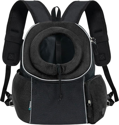 PetAmi Dog Front Carrier Backpack, Ventilated Adjustable Dog Pet Cat Chest - Image 2