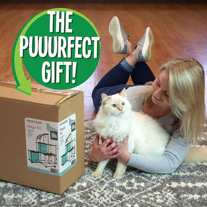 Kitty City Claw Indoor Mega Kit Cat Furniture, Corrugate Cat Scratcher - Image 2