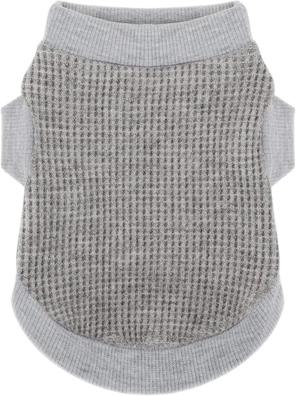 Cozy and Functional Dog Shirts for Small Puppies: Stretchable Gray Attire by Paiaite