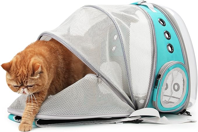 Lollimeow Cat Carrier Backpack, Expandable Bubble Pet Carrier - Image 7
