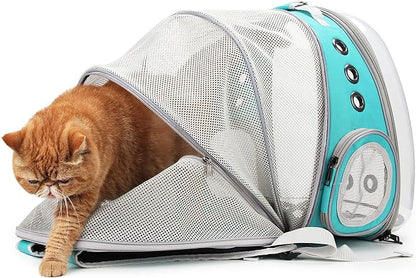 Lollimeow Cat Carrier Backpack, Expandable Bubble Pet Carrier - Image 7
