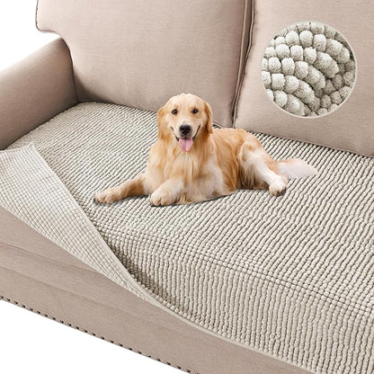 H.VERSAILTEX Plush Chenille Dog Bed Cover Thick Soft Sofa Covers Loveseat Cover by HVERSAILTEX