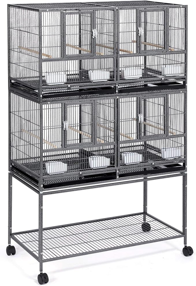 Yaheetech Stackable Divided Breeder Breeding Parakeet Bird Cage by Yaheetech