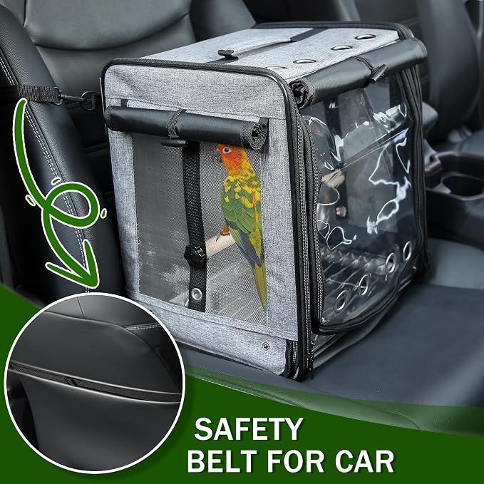 Suertree Bird Carrier with Seat Belt - Image 6