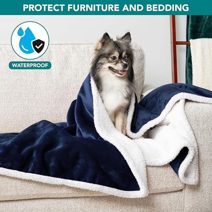 PetAmi Waterproof Dog Blanket for Small Medium Dog Puppy Cat Throw for Couch - Image 2
