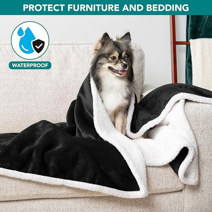 PetAmi Waterproof Dog Blanket for Small Medium Dog Puppy Cat Throw for Couch - Image 2