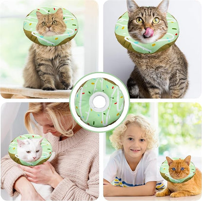 Cat Cone Collar Soft, Adjustable Cat Recovery Collar Kitten Cones to Stop - Image 7