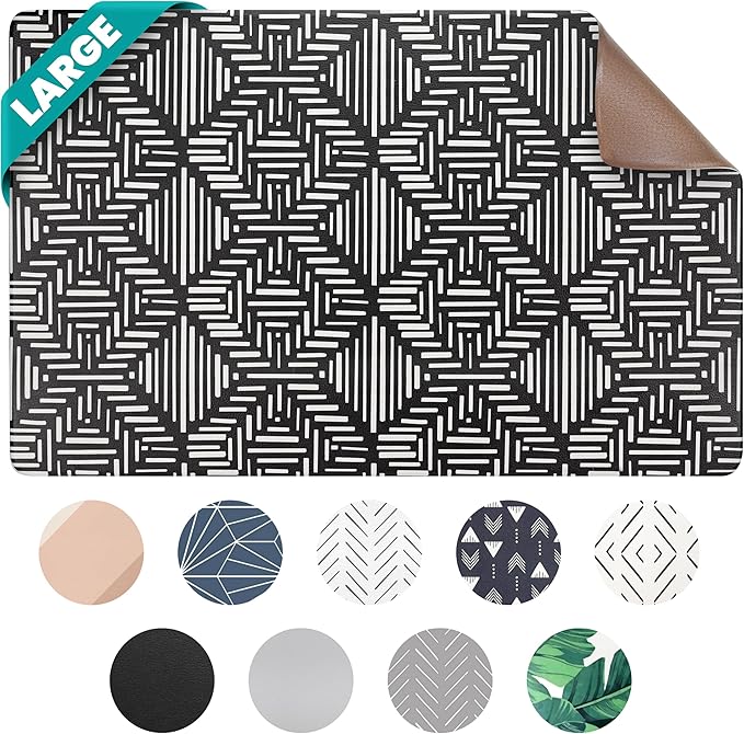 NALALAS Large Dog Mat for Food and Water, Cat Feeding Mat | Large Waterproof by NALALAS