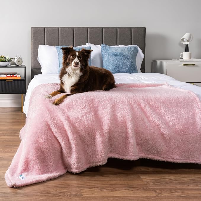 PetAmi Fluffy Waterproof Dog Blanket - Image 3