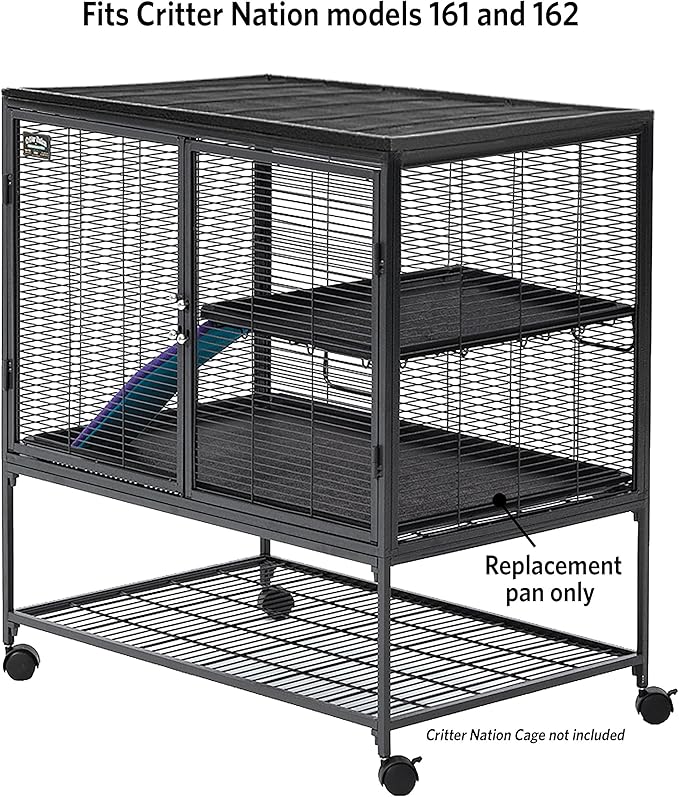 MidWest Homes for Pets 142PAN Replacement Pan for Midwest Cat Cage, 34.5 x 22.5 - Image 5