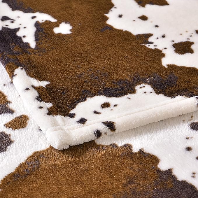 Bnuitland Cow Print Throw Blanket - Image 7