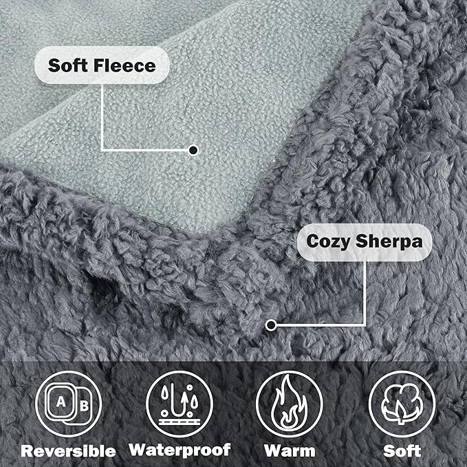 Kritter Planet Waterproof Dog Blanket, Reversible Water Proof Pet Blanket - Image 5