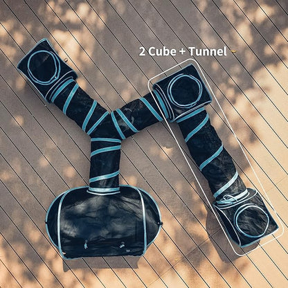 INTURN Cat Furniture Tent for Indoor and Outdoor Playpen Portable Cat Tunnels - Image 4