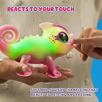 Little Live Pets Nova The Li’l Chameleon Toy, Interactive Light Up Toy Pet - Image 3