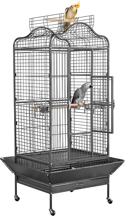 Yaheetech Extra Large Bird Cage 63'' Open Play Top Bird Cage by Yaheetech