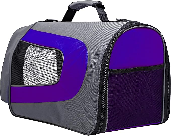 Pawer 18” x 11”x 11” Soft-Sided Foldable Airline Approved Pet Carrier - Image 6