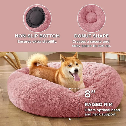 Bedsure Calming Dog Bed for Medium Dogs - Image 3
