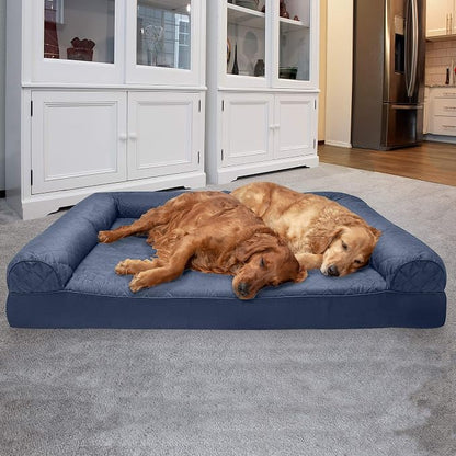 Furhaven Orthopedic Dog Bed for Large Dogs w/ Removable Bolsters & Washable - Image 3
