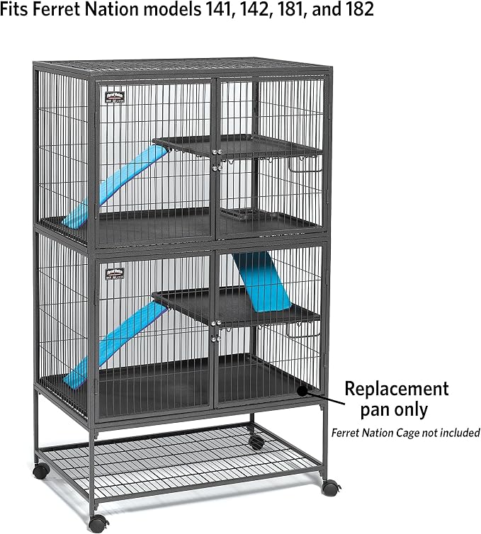 MidWest Homes for Pets 142PAN Replacement Pan for Midwest Cat Cage, 34.5 x 22.5 - Image 4