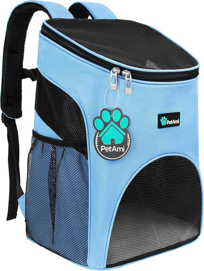 PetAmi Small Dogs and Cat Backpack Carrier, Airline Approved Pet Backpack by PetAmi