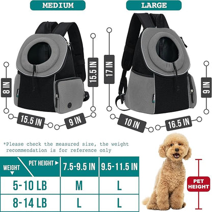 PetAmi Front Carrier Backpack for Dogs and Cats - Image 3