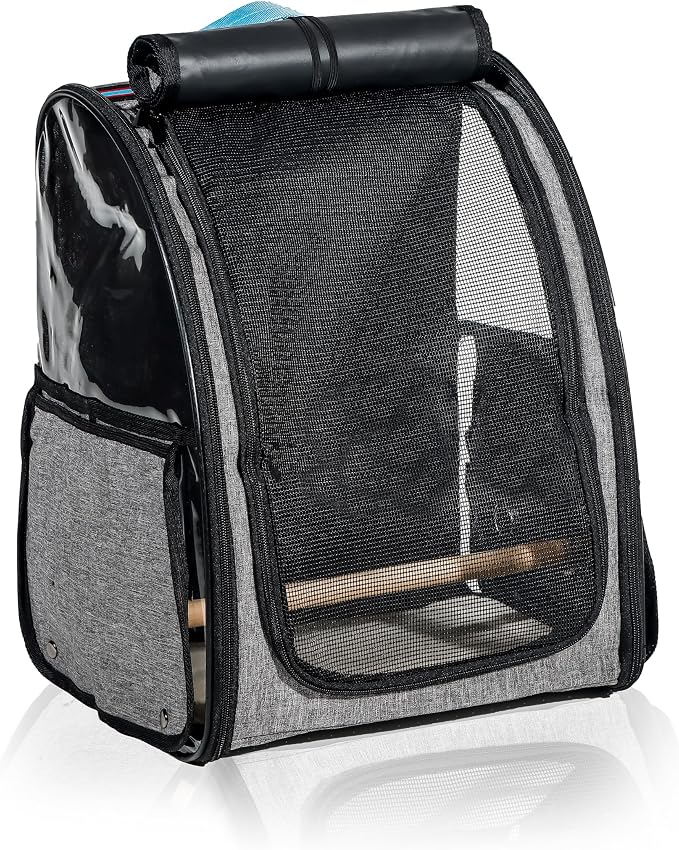 Trademark Innovations Bird Backpack, Bird Carrier Travel Cage, Portable Bird by Trademark+Innovations